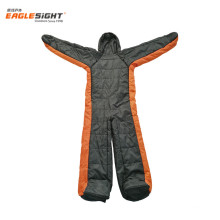 Outdoor Sports Easy To Wear On/Off human shape Walking Sleeping Bag Wearable Sleeping Bag Human Shape sleeping bag